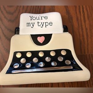 Target Spritz Valentine's Day 'You're My Type' Ceramic Typewriter